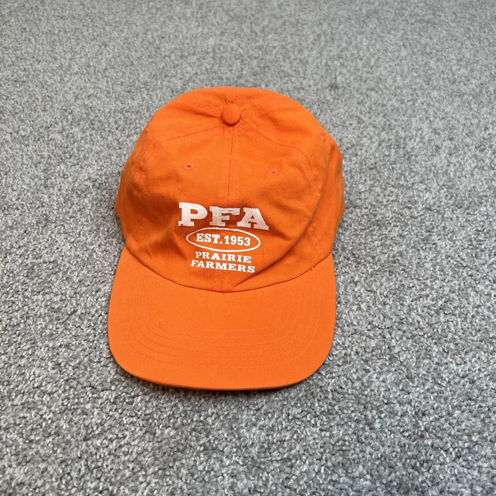 PFA Prairie Farmers Hat Cap Strap Back Embroidered Mens Harriton‎ Farming